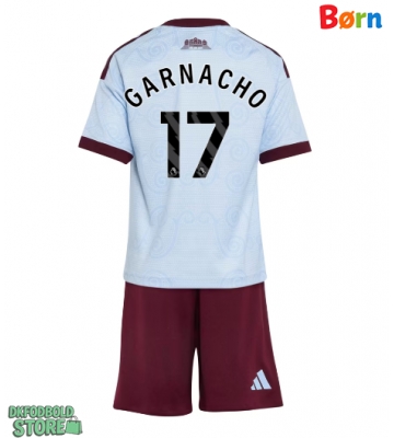 Aston Villa Alejandro Garnacho #17 Replika Babytøj Tredje sæt Børn 2026-27 Kortærmet (+ Korte bukser)
